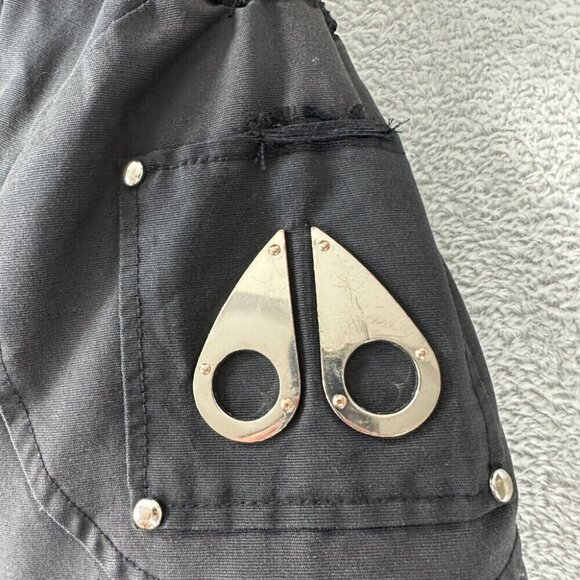 Moose Knuckles Black Down with Fur Jacket Women's Size S - Picture 16 of 16